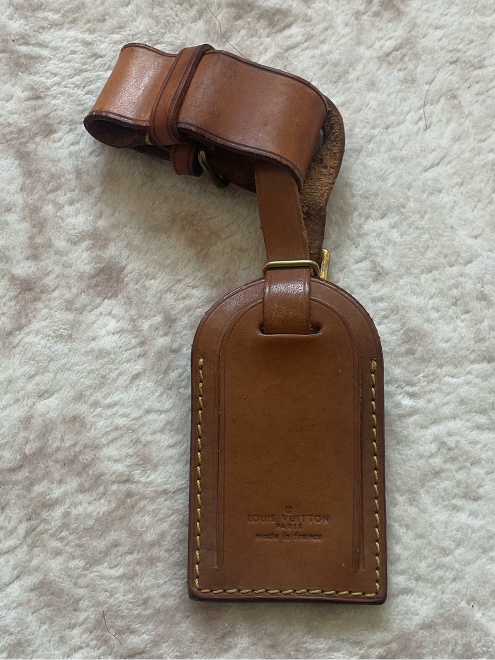 LOUIS VUITTON Luggage Tag with Buckle Strap